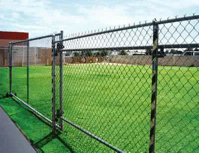 Durable PVC Chain Link Fencing 1.8mm 5.0mm Wire Gauge Diamond Mesh