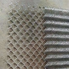 Galvanized Wire Mesh Vinyl Wrapped Chain Link Fence Diamond Hole Cyclone