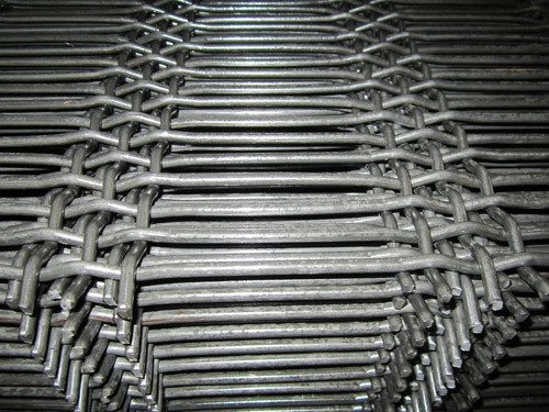 Acid Resistant 20 Mesh Galvanized Crimped Wire Mesh Bidirectional Flat Woven Steel