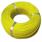 Yellow 1.2mm Pvc Coated Iron Wire Metal Tight Customized