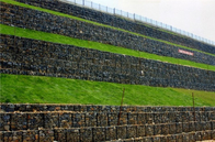Impact Resistance And Permeability Control Hillside Retaining Wall 80x100mm
