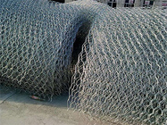 80x100mm High Hot Dip Galvanized Gabion Net For Ditch Protection