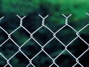 PVC Coated Diamond Chain Link Fence Galvanized 4.0mm