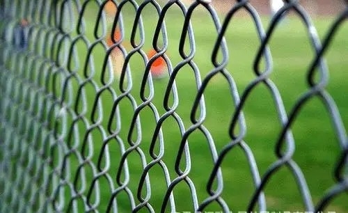 PVC Coated Diamond Chain Link Fence Galvanized 4.0mm