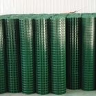 1/4''X1/4'' Green PVC Coated Wire Mesh / PVC Welded Wire Fencing 3 Feet Width