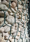 130x150mm Stone Cage Wire Mesh PVC Five Ecological Gabion Wall Cages
