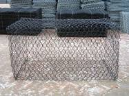 PET Stone Cage Wire Mesh Net 100x120mm Gabion Stone Fence