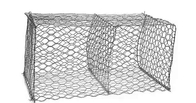 60x80mm Stone Cage Wire Mesh PET Polyester Slope Protection Gabion Wall Baskets