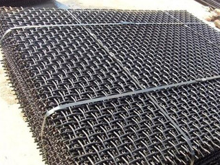 Mining Screen Rod Woven 22mm Double Crimped Wire Mesh For Coal Mine