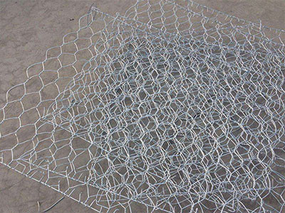 80x100mm High Hot Dip Galvanized Gabion Net For Ditch Protection