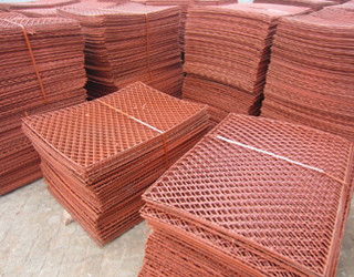 20*40mm Expanded Wire Mesh Sheet Q235 Diamond Bore Steel Screen And Basketry