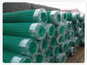 60*80mm Green PVC Coated  Welded  Wire Mesh For Construction  Non Rusting