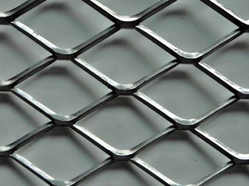 Metal Expanded Wire Mesh Anti Slip Carbon Steel Expanded Metal Flat Sheet