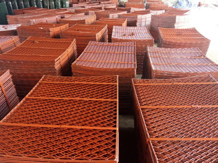 Steel Basketry Expanded Wire Mesh Flame Retardant Steel Mesh Sheets 50x100mm