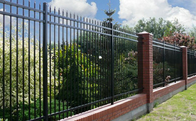 1.8m Zinc Steel Fence，Lawns Anti Corrosion Steel Balcony Fence