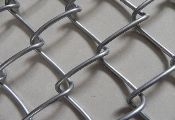 9 Gauge Stainless Steel Chain Link Fence 50x50mm