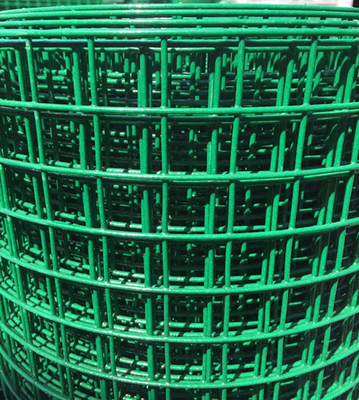 Dip Welded Steel Wire Mesh 2.6mm Green PVC Coated Wire Mesh Fencing