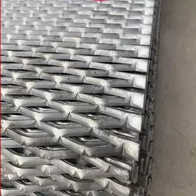Aluminium Hot Dip Galvanized Expanded Wire Mesh Heavy Duty 10x25mm