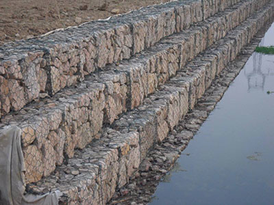 80x100mm Gabion Hexagonal Wire Mesh Security Cage Retaining Wall