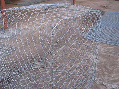 Anti Erosion 80*100mm Stone Cage Wire Mesh Heavy Duty Hexagonal